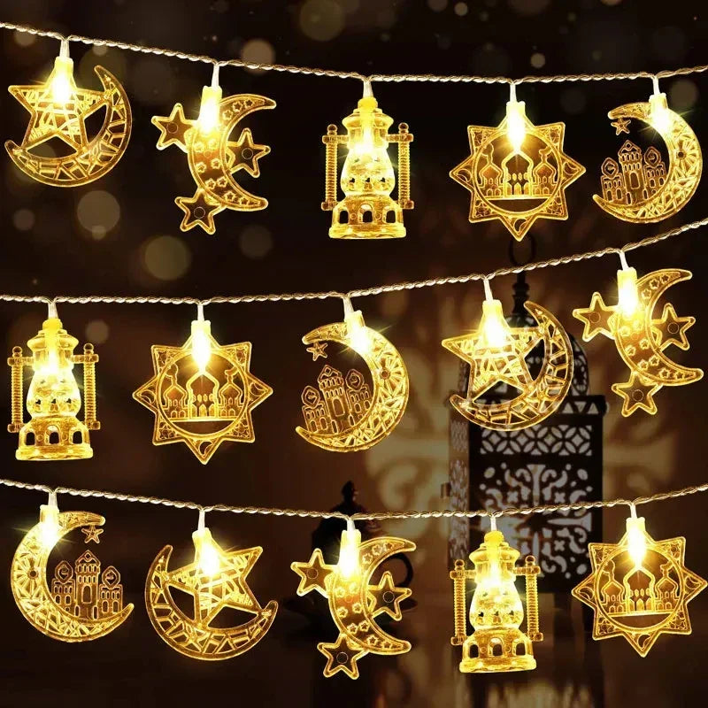 1.5M Eid Mubarak Led String Lights LPO
