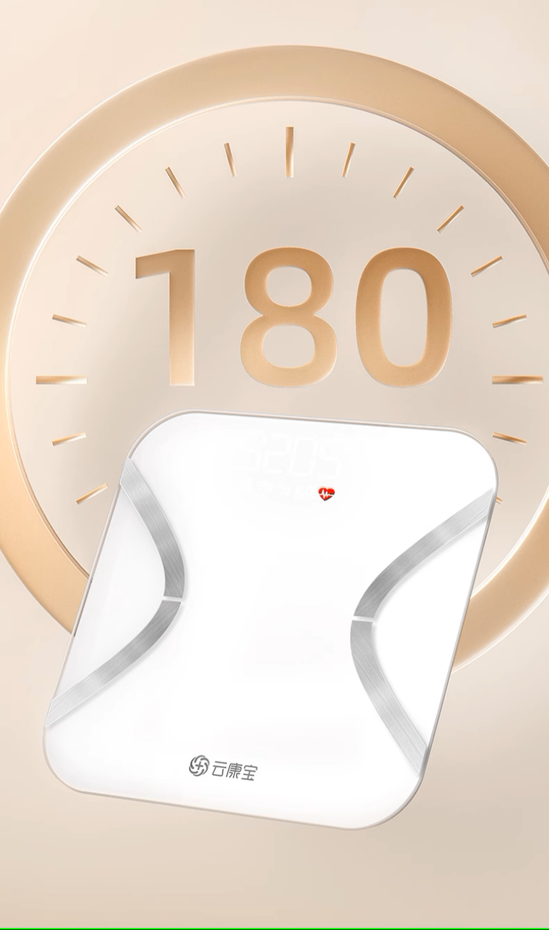 Rechargeable Body Fat Scale For Weight Loss - With Bluetooth And Wi-Fi LPTB