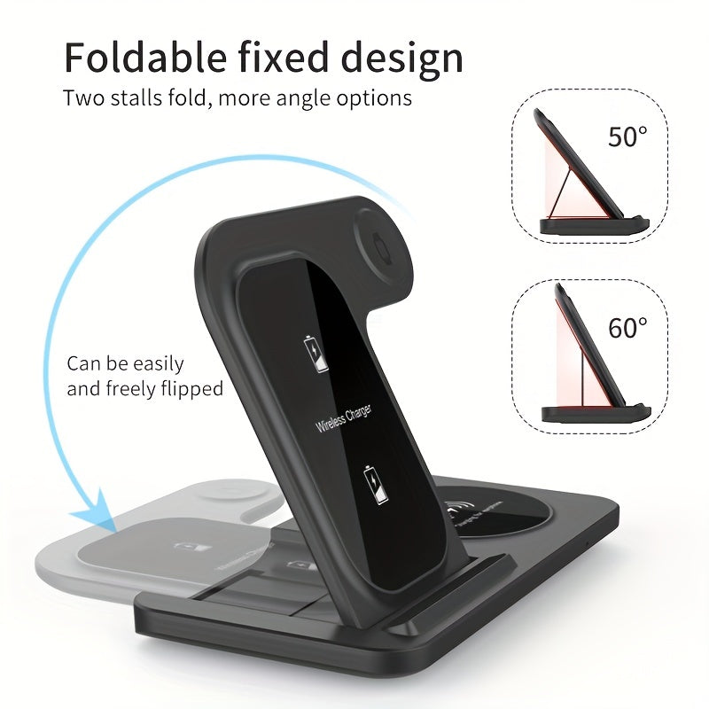 3-in-1 Fast Wireless Charger for iPhone & Apple Devices-2