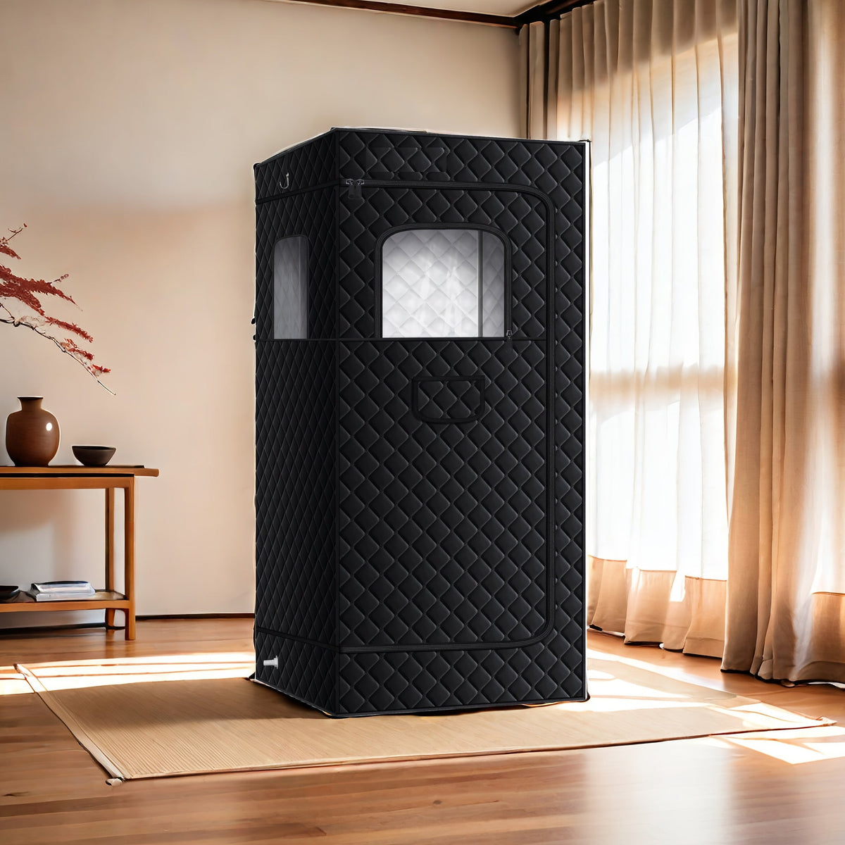Portable Full-Body Sauna Tent for Indoor Detox-2