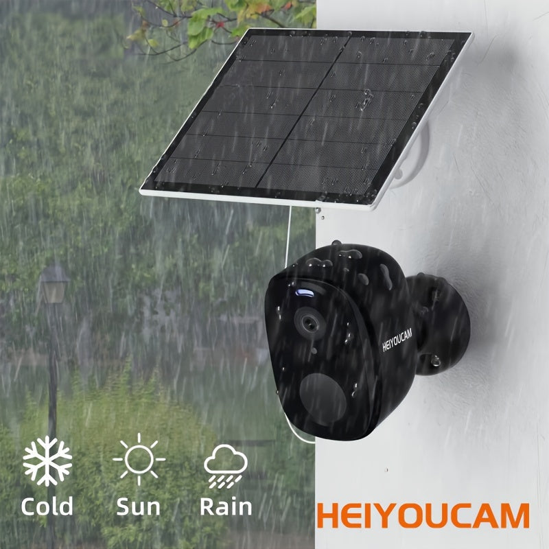 2 Set Wireless Solar Security Camera 3MP Outdoor TM