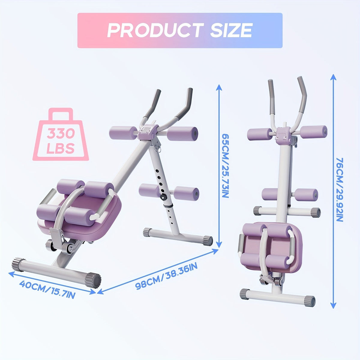Adjustable Abdominal Workout Machine Full Body Trainer LPT
