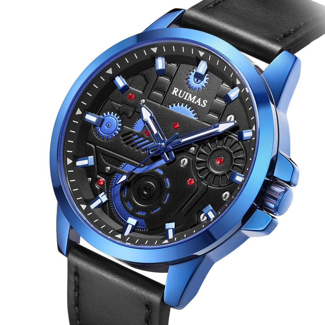 RUIMAS Watches Men's Casual Sport Watches Luxury Military Quartz Wrist Watch Chronograph ​Waterproof Man Clock Montre Homme 307-10