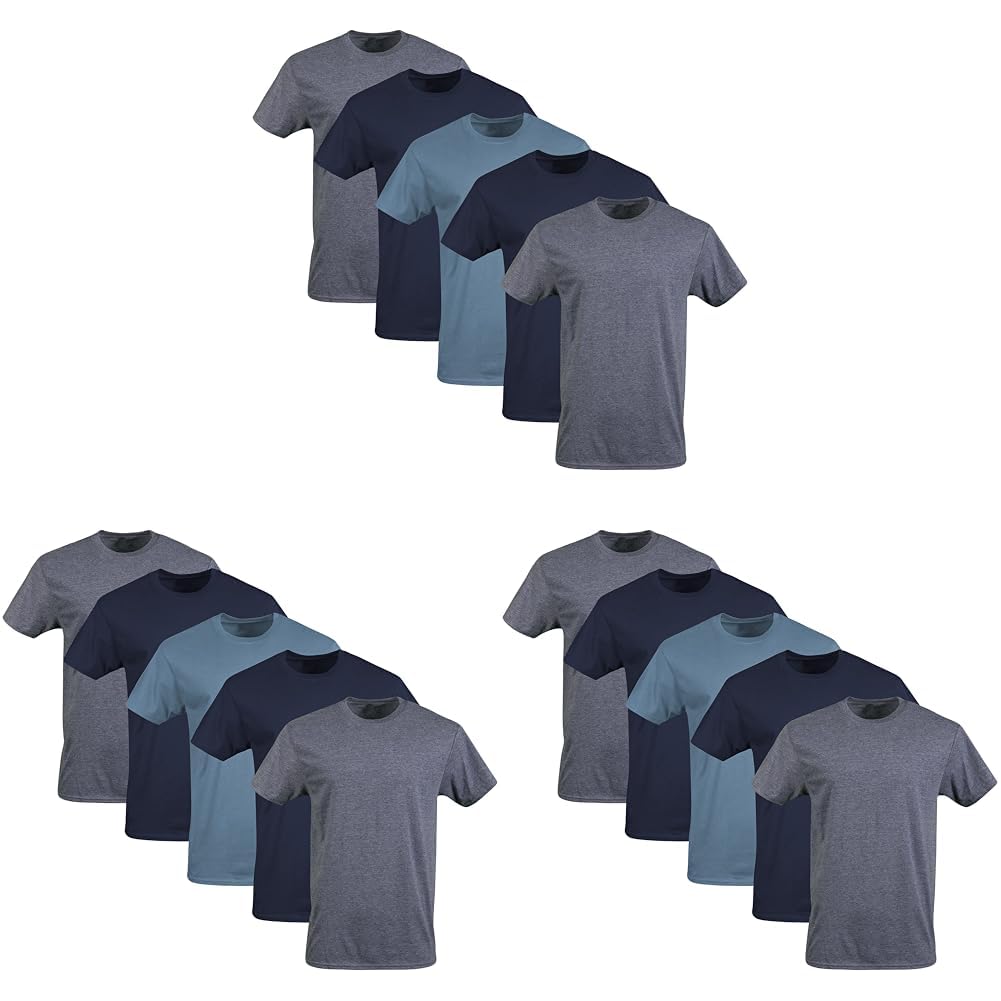 Gildan Men's Crew T-Shirts, Multipack, Style G1100 Jansha Store