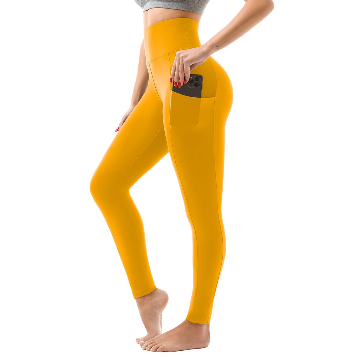SINOPHANT High Waisted Leggings Women with Pockets Jansha Store