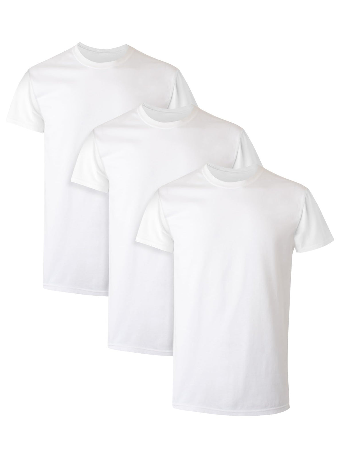 Hanes Men's Undershirt Packs, Stay-Tucked Soft Cotton Undershirts, Best Undershirts for Men, White/Black/Asstd Multipacks Jansha Store