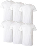 Hanes Men's Undershirt Packs, Stay-Tucked Soft Cotton Undershirts, Best Undershirts for Men, White/Black/Asstd Multipacks Jansha Store