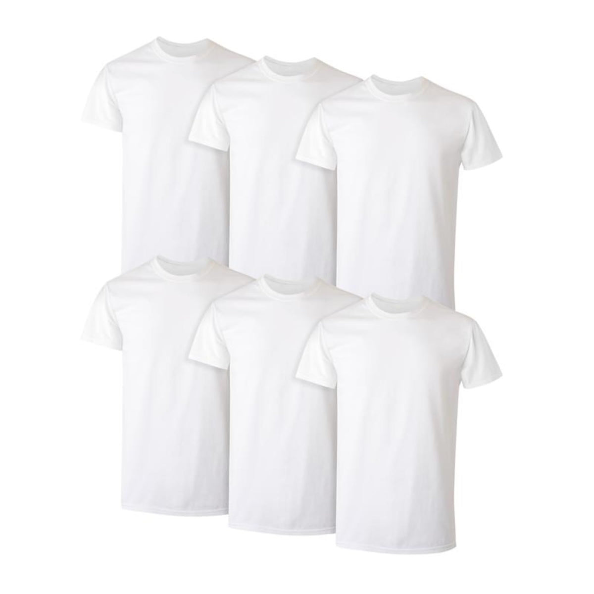 Hanes Men's Undershirt Packs, Stay-Tucked Soft Cotton Undershirts, Best Undershirts for Men, White/Black/Asstd Multipacks Jansha Store