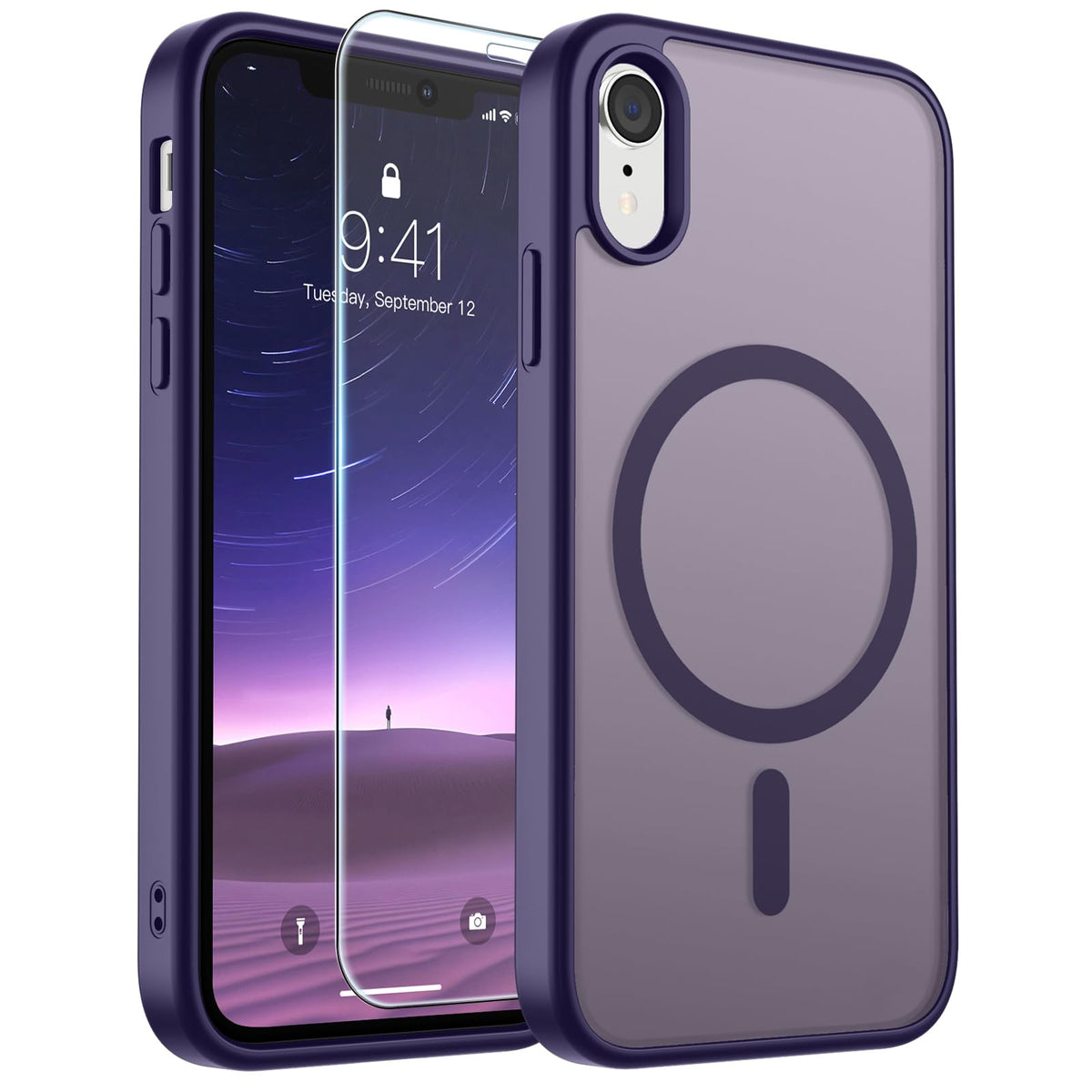 SUPFINE Magnetic for iPhone 12 Mini Case/iPhone 13 Mini Case Black Jansha Store