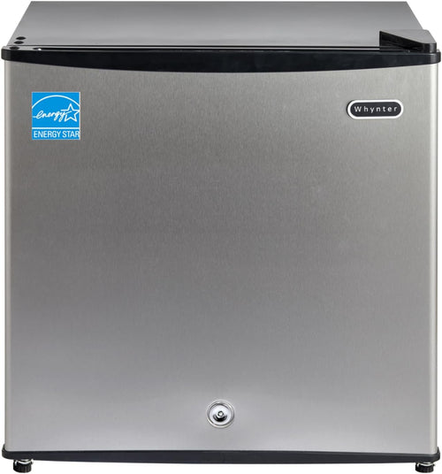 Whynter Upright Mini Freezer, 1.1 Cu Ft, Silver, CUF-112SS Jansha Store