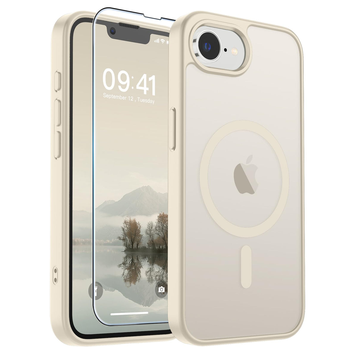 SUPFINE Magnetic for iPhone 12 Mini Case/iPhone 13 Mini Case Black Jansha Store