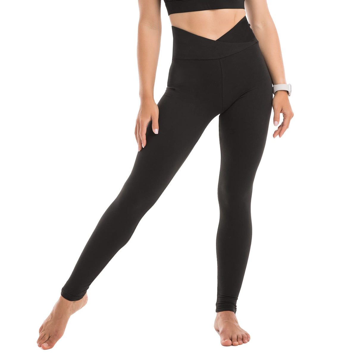 SINOPHANT High Waisted Leggings for Women - Full Length Capri Buttery Soft Yoga Pants for Workout Athletic Jansha Store