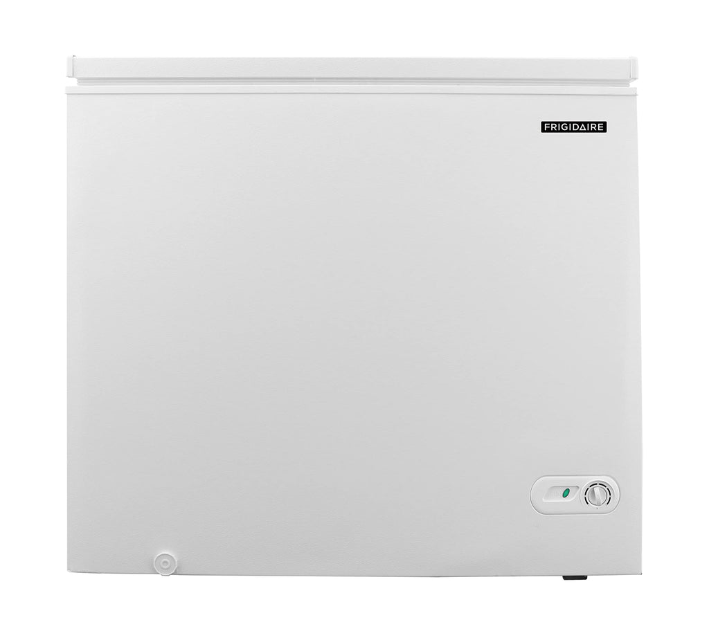 FRIGIDAIRE EFRF5003-BLACK Chest Deep Freezer-Garage-Ready, 5.0 Cu. Ft. Capacity, Black-Adjustable Thermostat-Removable Vinyl Coated Wire Basket-Easy Defrost Drain Jansha Store