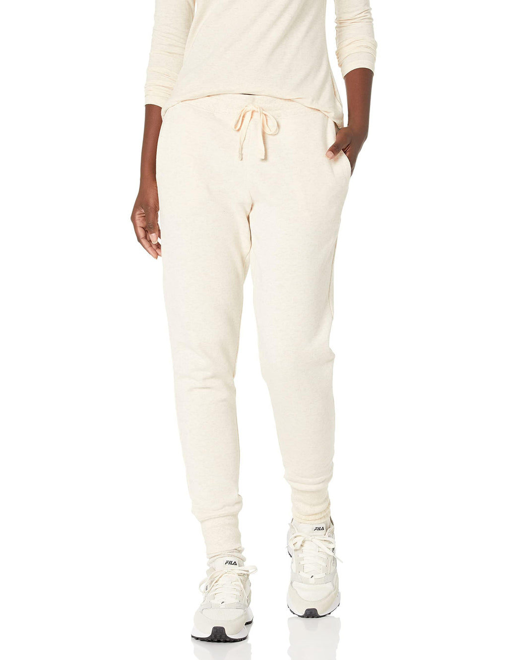 Amazon Essentials Women's Cotton Fleece Jogger Sweatpants with Drawstring (Available in Plus Size) Jansha Store