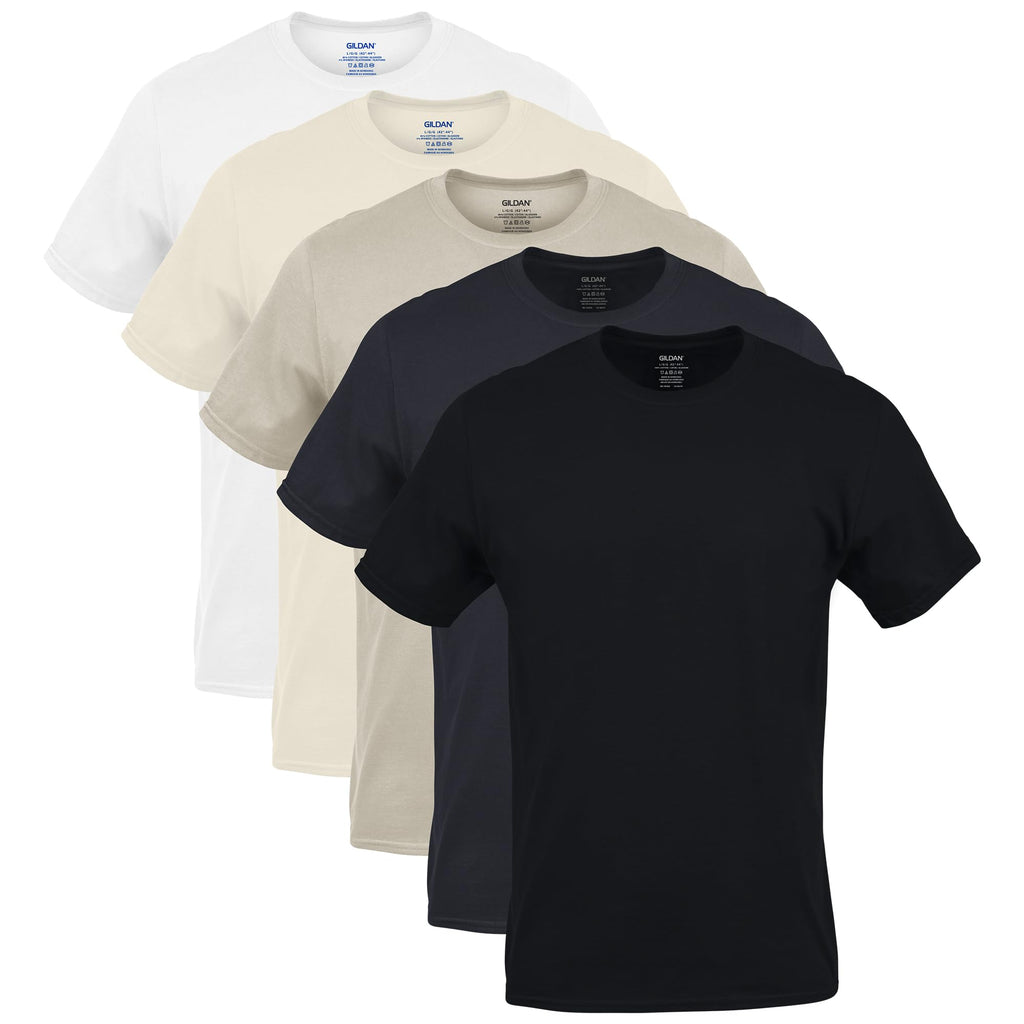 Gildan Men's Crew T-Shirts, Multipack, Style G1100 Jansha Store