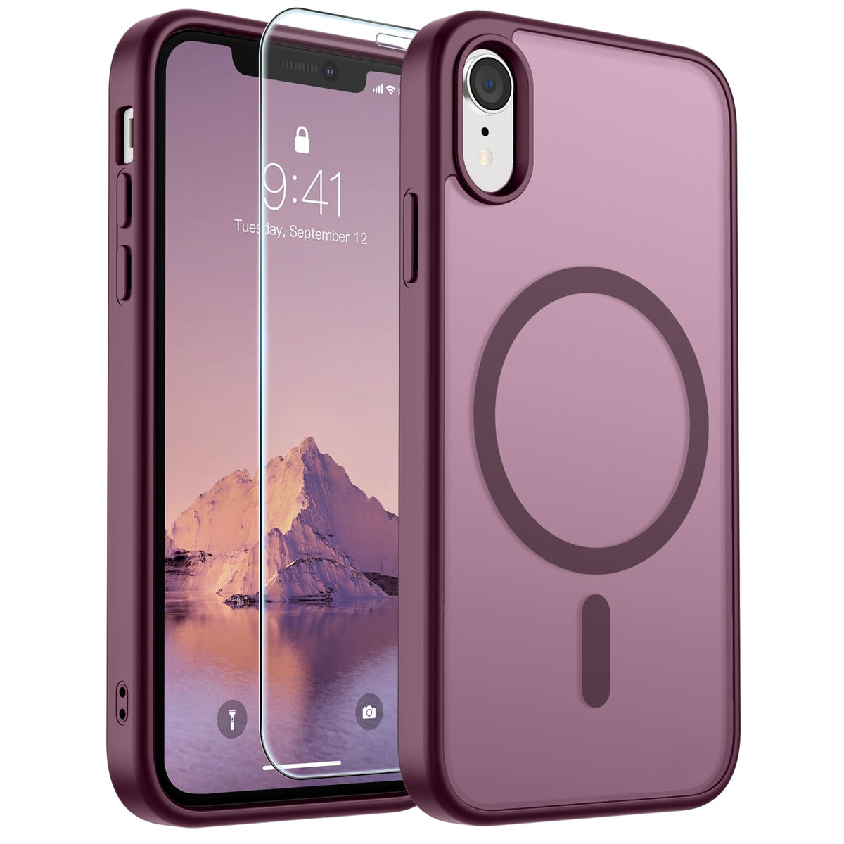 SUPFINE Magnetic for iPhone 12 Mini Case/iPhone 13 Mini Case Black Jansha Store