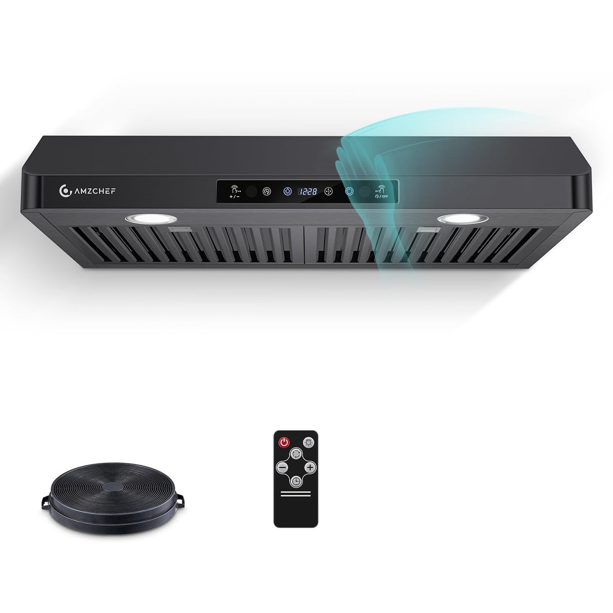 AMZCHEF 30" Under Cabinet Range Hood, 750CFM Stainless Steel Vent Hood Jansha Store