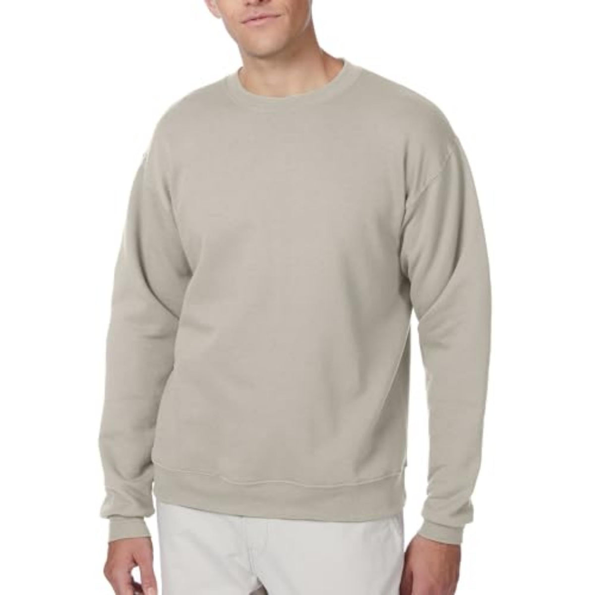 Hanes Men's Sweatshirt, EcoSmart Fleece Crewneck Sweatshirt, Big & Tall Available, 1 or 2-Pack Jansha Store