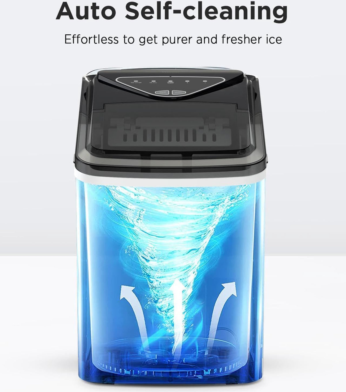 Silonn Nugget Ice Maker Countertop, Pellet Ice Machine with Self-Cleaning Function, Sonic Ice Maker Produces 36lbs of Chewable Ice in 24 Hours, Ideal for Home Kitchen and Office (Stainless Steel) Jansha Store