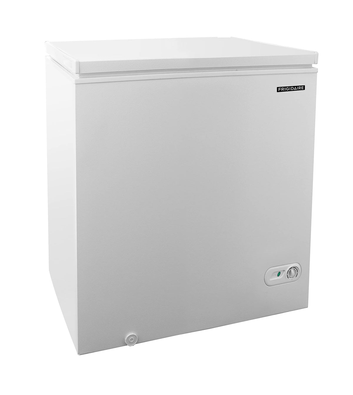 FRIGIDAIRE EFRF5003-BLACK Chest Deep Freezer-Garage-Ready, 5.0 Cu. Ft. Capacity, Black-Adjustable Thermostat-Removable Vinyl Coated Wire Basket-Easy Defrost Drain Jansha Store