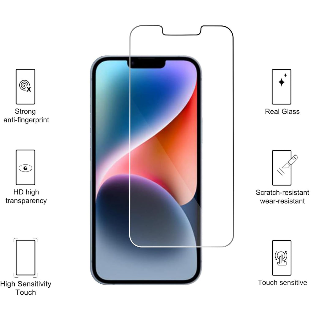 Ailun Screen Protector + Camera Lens Protector for iPhone 16 Pro, 3+3 Pack Jansha Store