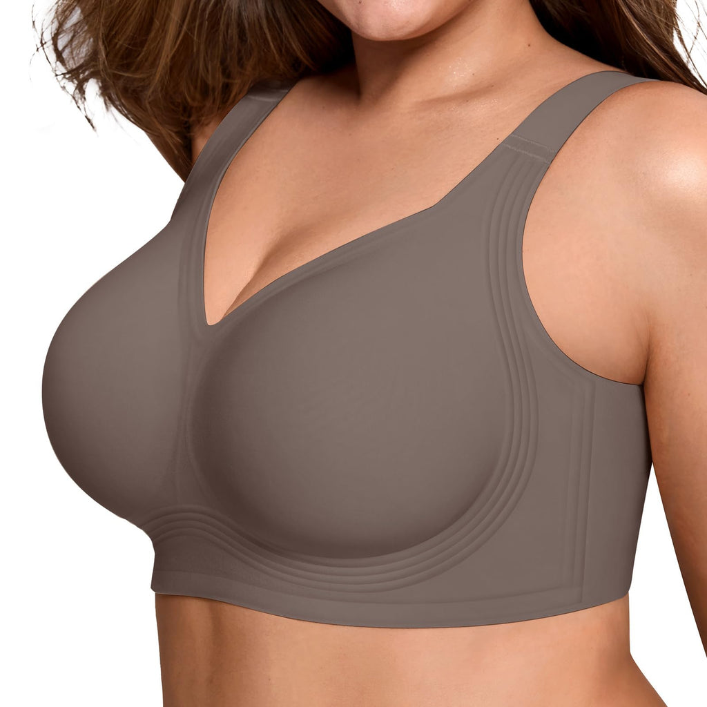 LetsJoli Jelly Bras for Women No Underwire Plus Size Push Up Supportive Jansha Store