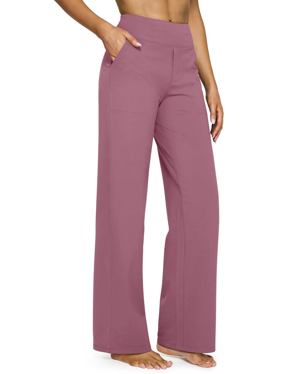 G4Free Yoga Pants for Women Wide Leg Pants with Pockets High Waisted Jansha Store