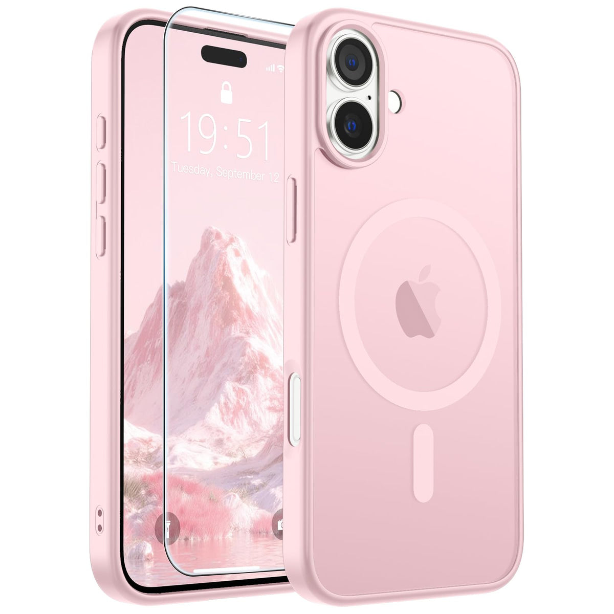 SUPFINE Magnetic for iPhone 12 Mini Case/iPhone 13 Mini Case Black Jansha Store