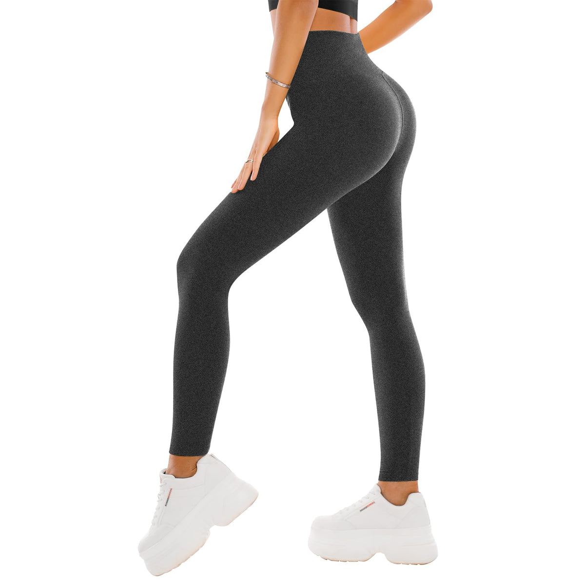 SINOPHANT High Waisted Leggings for Women - Full Length Capri Buttery Soft Yoga Pants for Workout Athletic Jansha Store