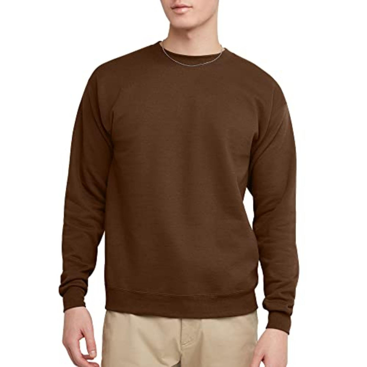 Hanes Men's Sweatshirt, EcoSmart Fleece Crewneck Sweatshirt, Big & Tall Available, 1 or 2-Pack Jansha Store