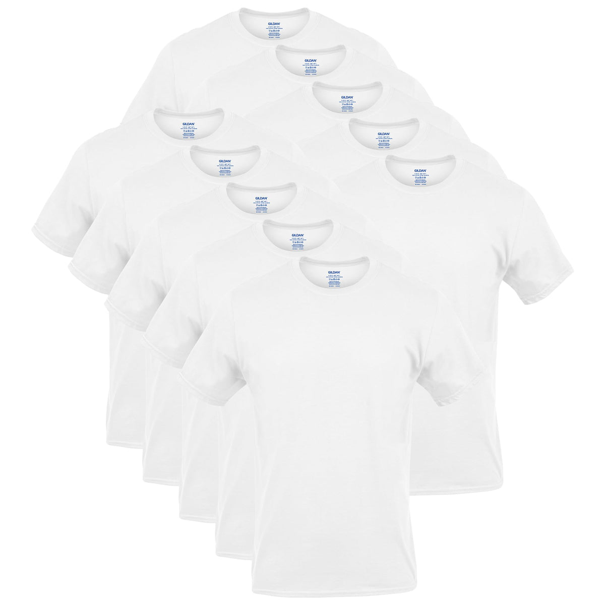 Gildan Men's Crew T-Shirts, Multipack, Style G1100 Jansha Store