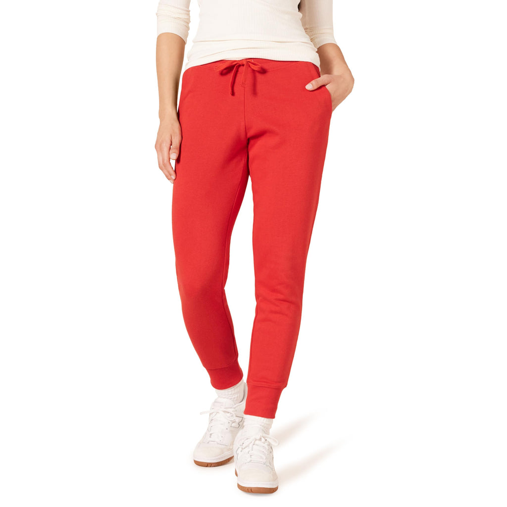 Amazon Essentials Women's Cotton Fleece Jogger Sweatpants with Drawstring (Available in Plus Size) Jansha Store