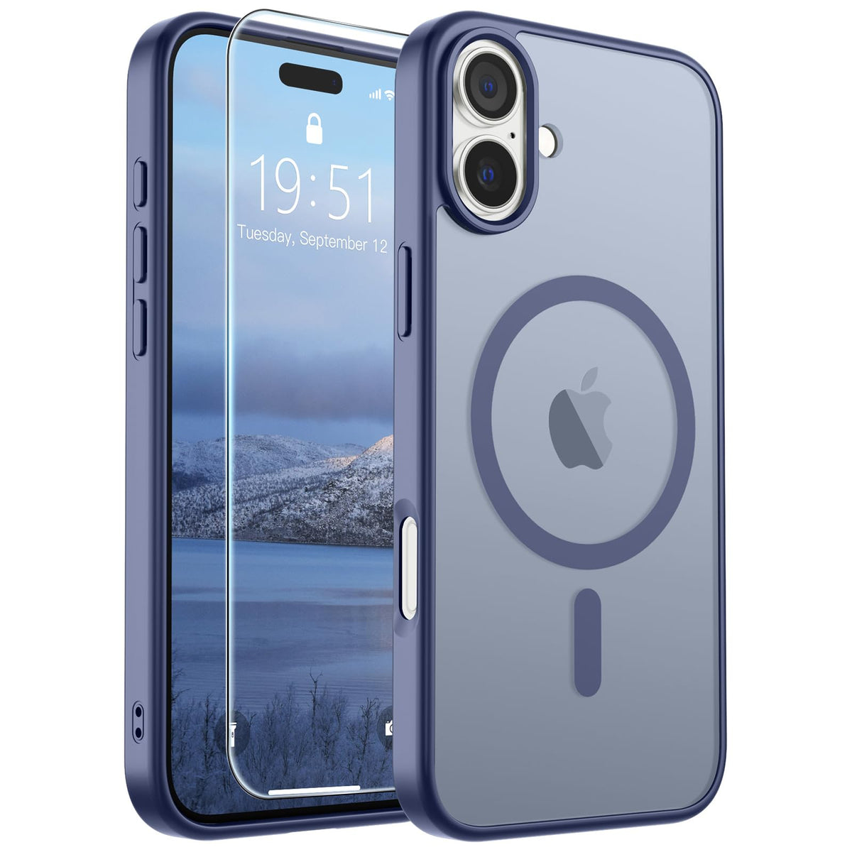 SUPFINE Magnetic for iPhone 12 Mini Case/iPhone 13 Mini Case Black Jansha Store