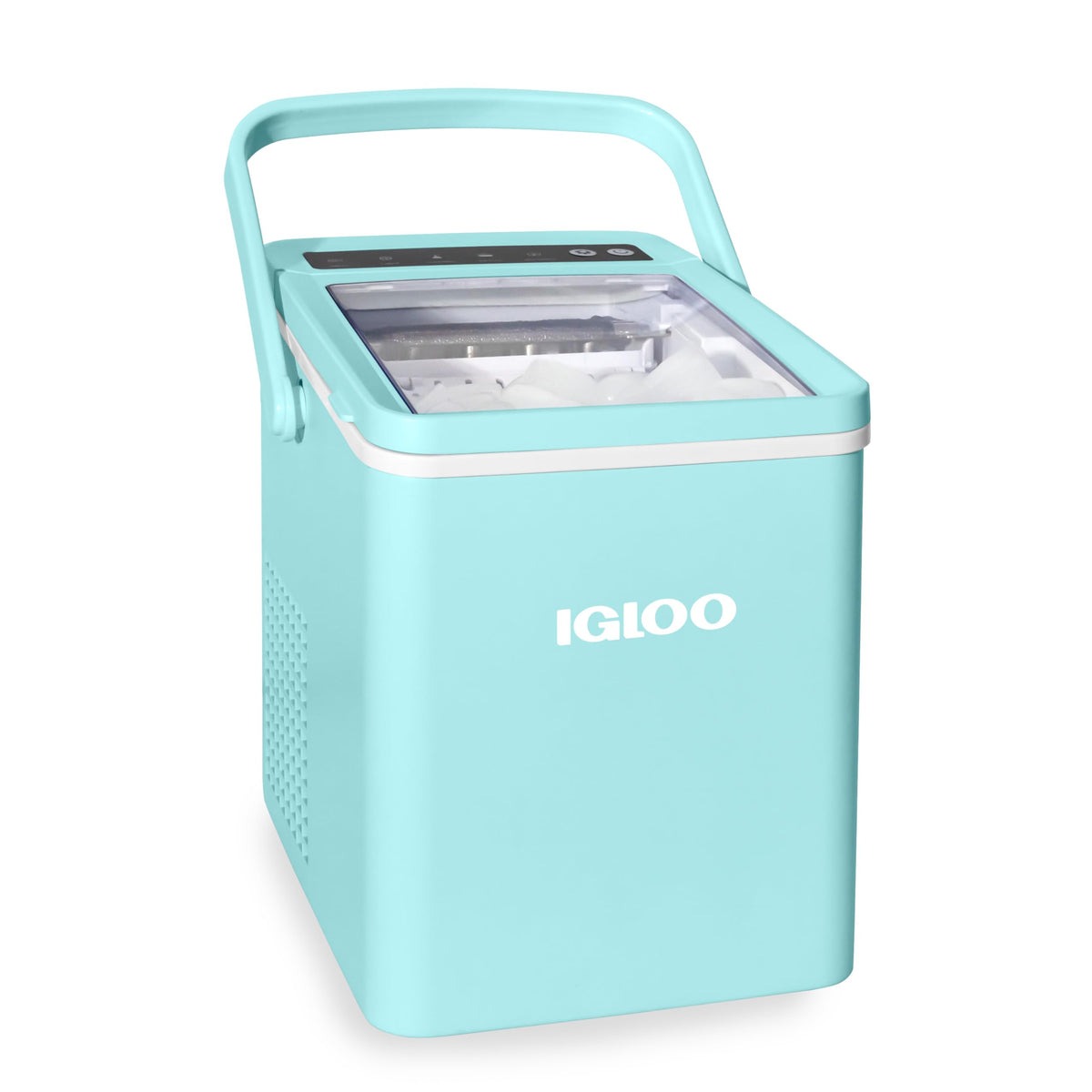 Igloo Portable Ice Maker with Scoop - Ice Maker with LED Control Panel & 1.5 Quart Water Tank - Stainless Ice Cube Maker Produces 26 Lbs. of Ice in 24 Hours with 9 Large or Small Cubes in 7 Minutes Jansha Store