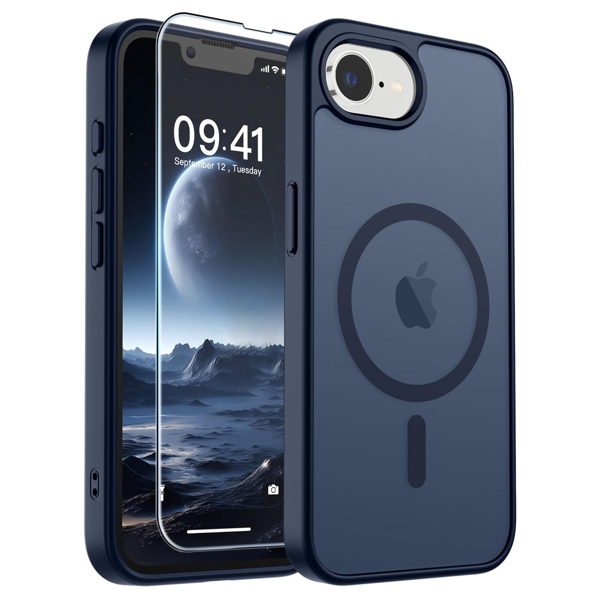 SUPFINE Magnetic for iPhone 12 Mini Case/iPhone 13 Mini Case Black Jansha Store