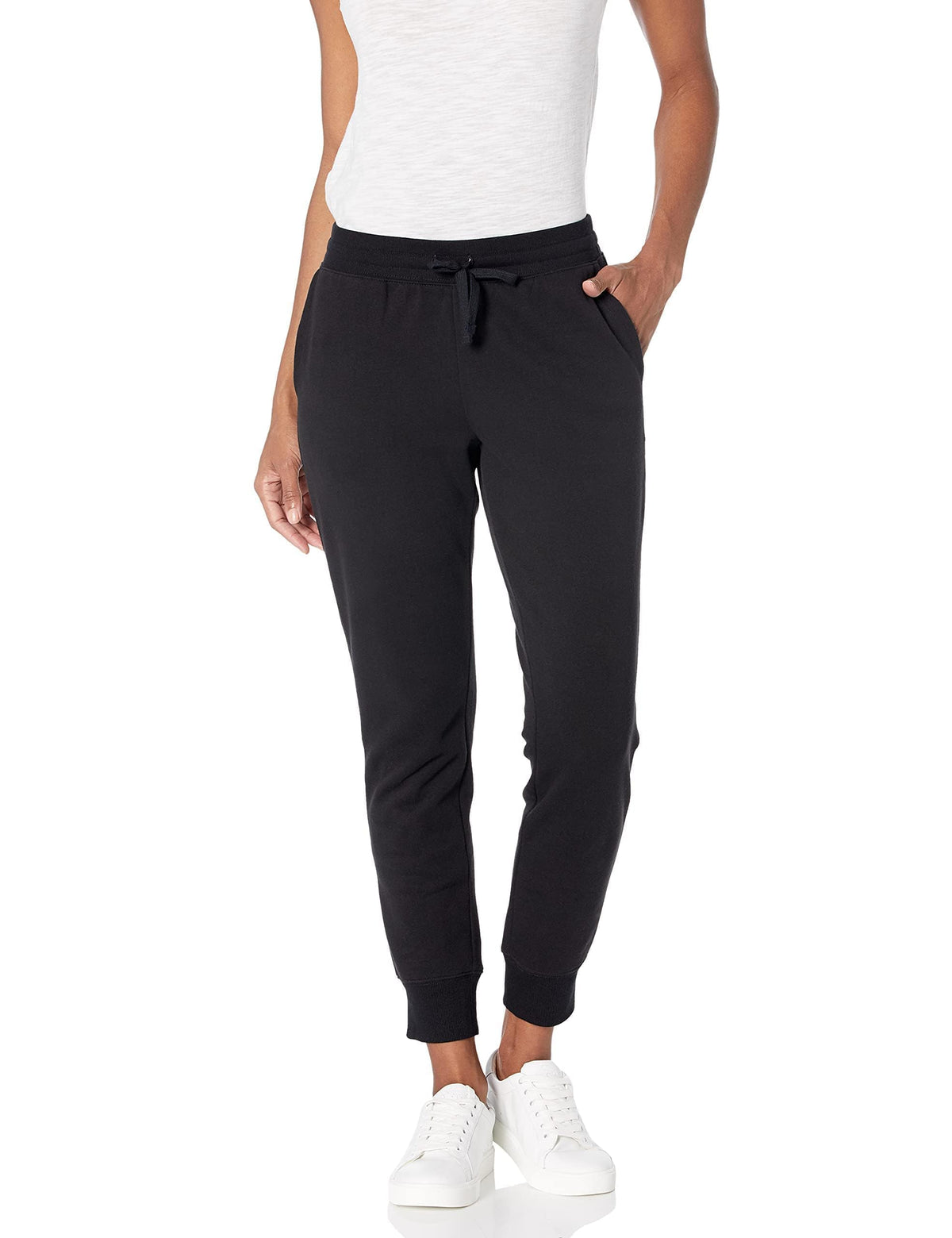 Amazon Essentials Women's Cotton Fleece Jogger Sweatpants with Drawstring (Available in Plus Size) Jansha Store