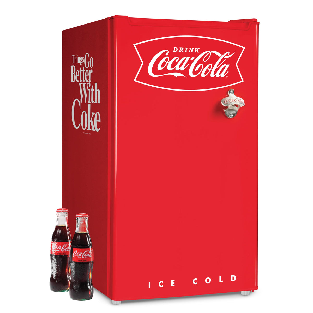 Igloo 3.2 Cu.Ft. Mini Fridge with Freezer - Single Door Compact Refrigerator with Glass Shelves for Homes, Dorms & Offices- Keep Snacks, Drinks & Frozen Foods Cool with Temperature Control Mini Fridge Jansha Store
