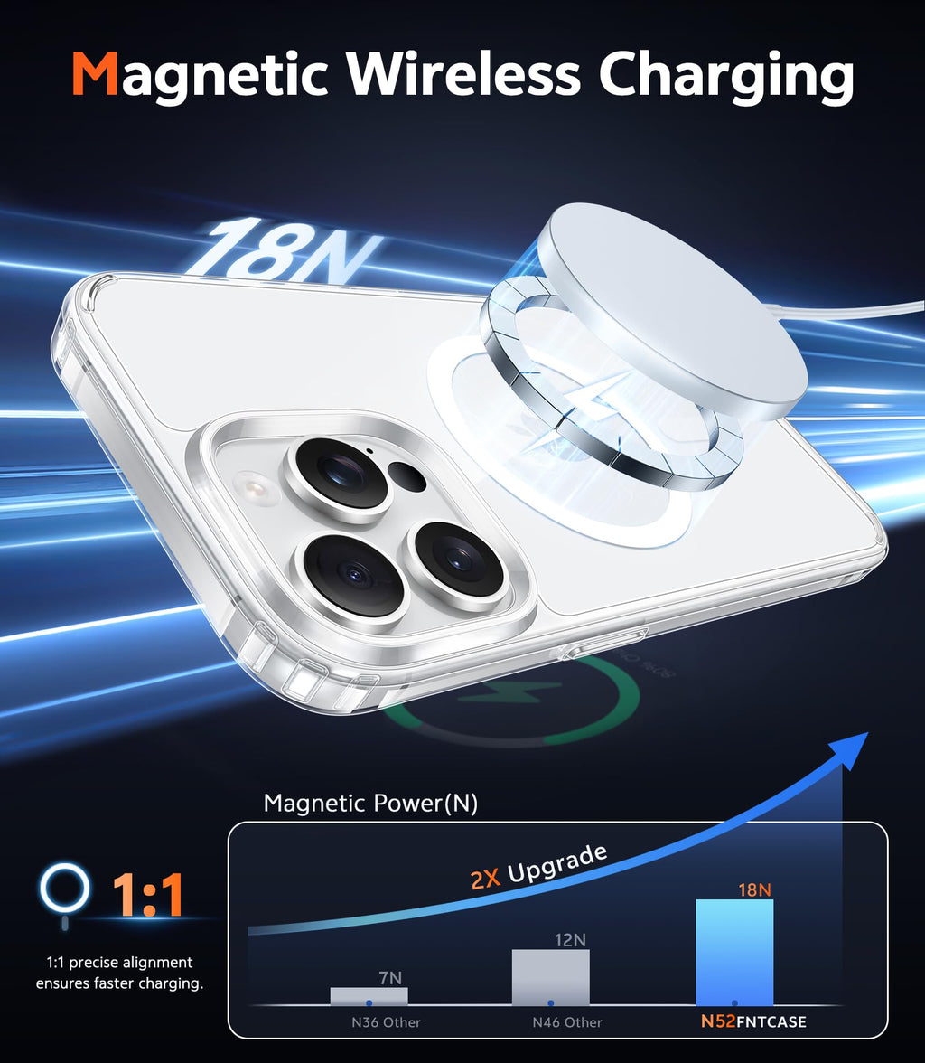 FNTCASE for iPhone 18 Pro Max/17 Pro Max Case Fit for Magsafe Jansha Store