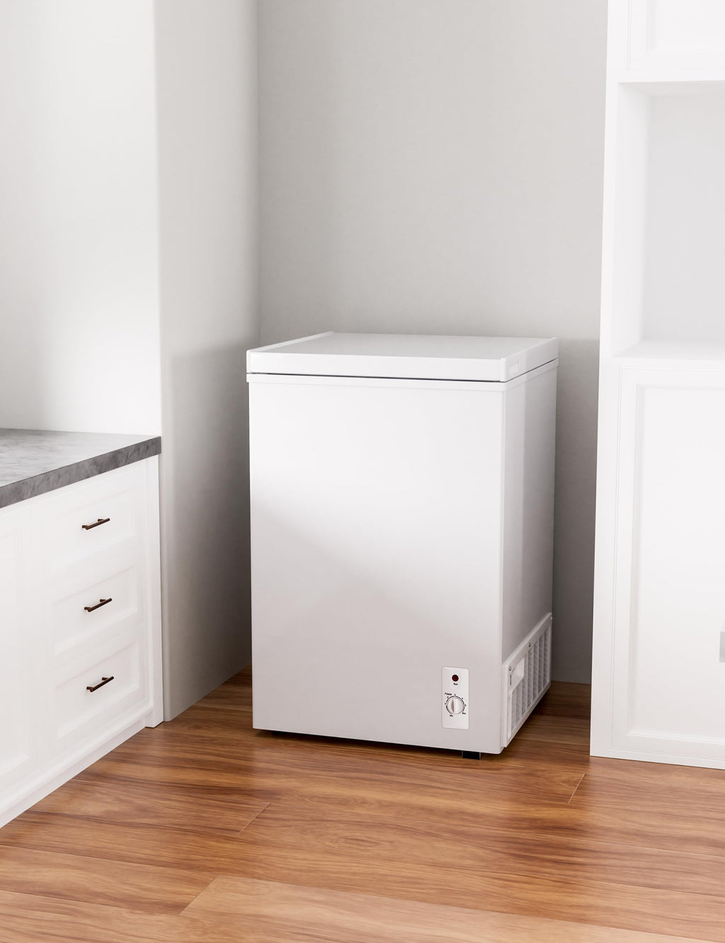 7.0 Cu Ft Chest Freezer - Energy Saving Quiet Top Open Door Mini Freezer Adjustable 6 Thermostat - Compact Small Deep Freezer w/Removable Basket and Defrost Water Drain for Home/Apartment/Garage Jansha Store