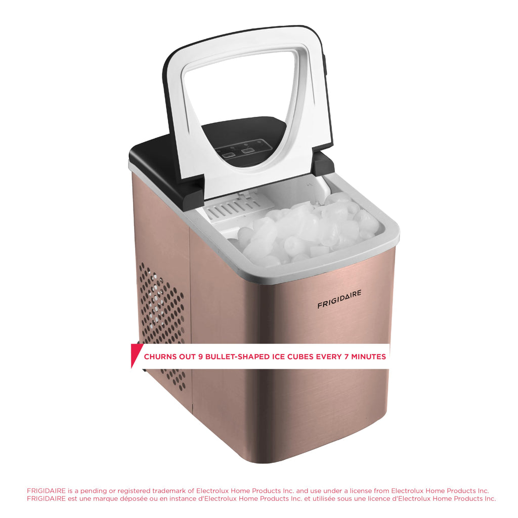 Frigidaire 26 Lbs per Day Portable Compact Maker, Ice Making Machine, Stainless, Medium Jansha Store