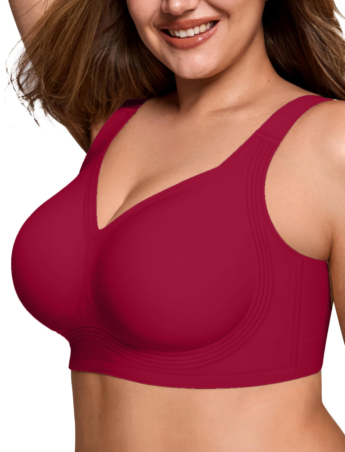 LetsJoli Jelly Bras for Women No Underwire Plus Size Push Up Supportive Jansha Store