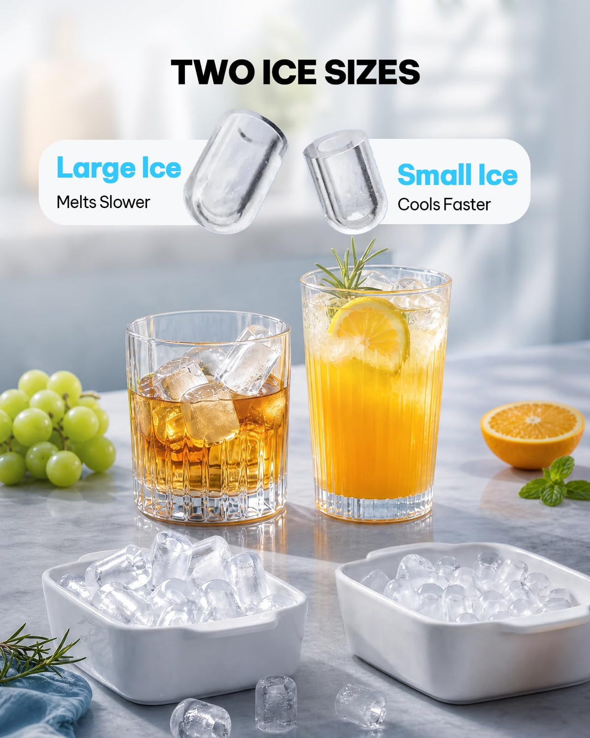 Silonn Nugget Ice Maker Countertop, Pellet Ice Machine with Self-Cleaning Function, Sonic Ice Maker Produces 36lbs of Chewable Ice in 24 Hours, Ideal for Home Kitchen and Office (Stainless Steel) Jansha Store