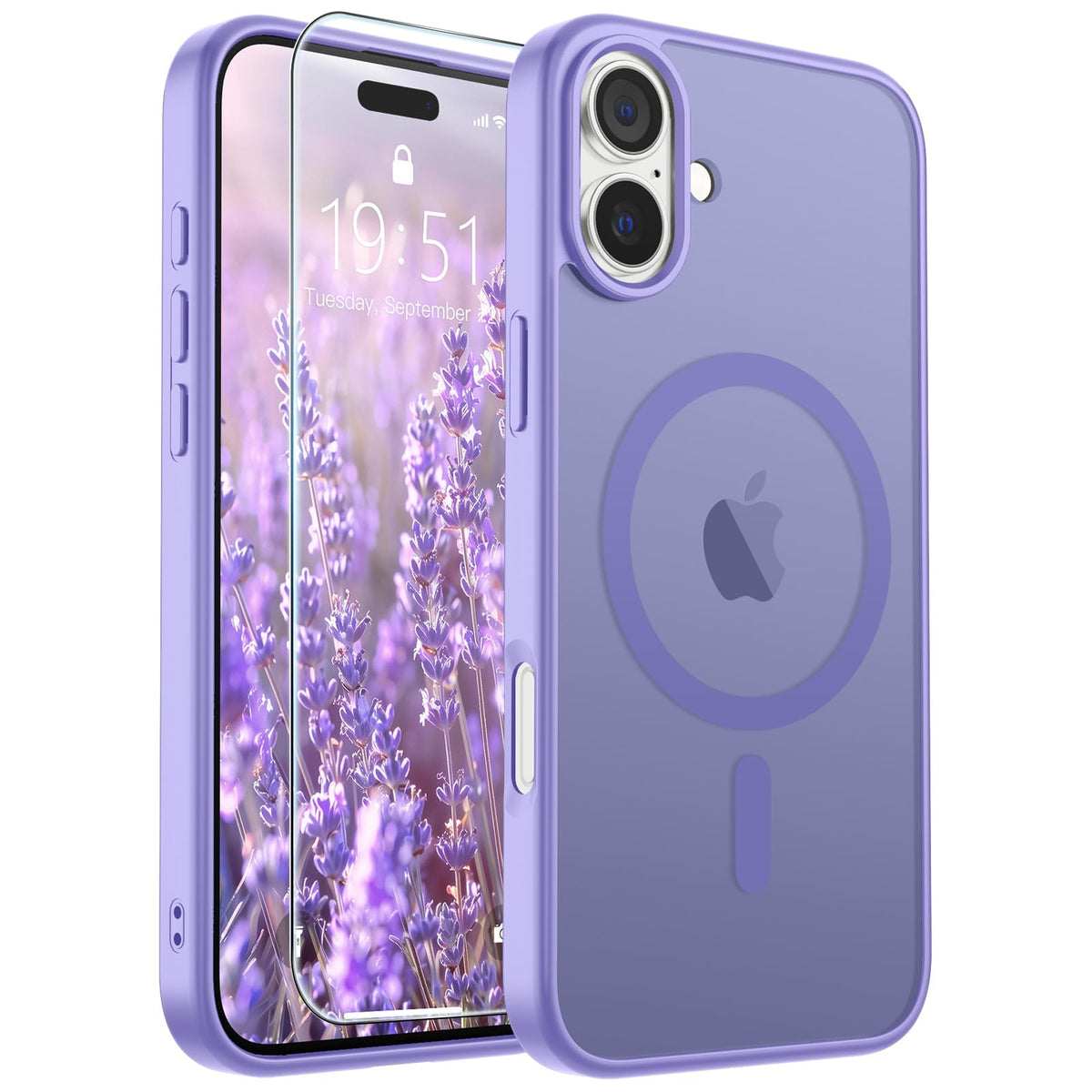 SUPFINE Magnetic for iPhone 12 Mini Case/iPhone 13 Mini Case Black Jansha Store