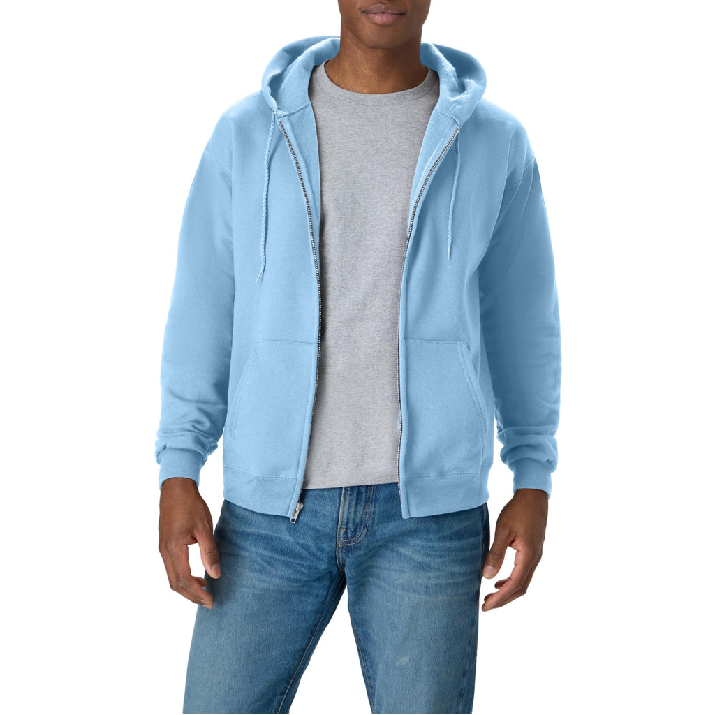 Hanes Men's Zip-up Hoodie, Ecosmart Fleece Full-zip Hoodie for Men, Hooded Sweatshirt Jansha Store