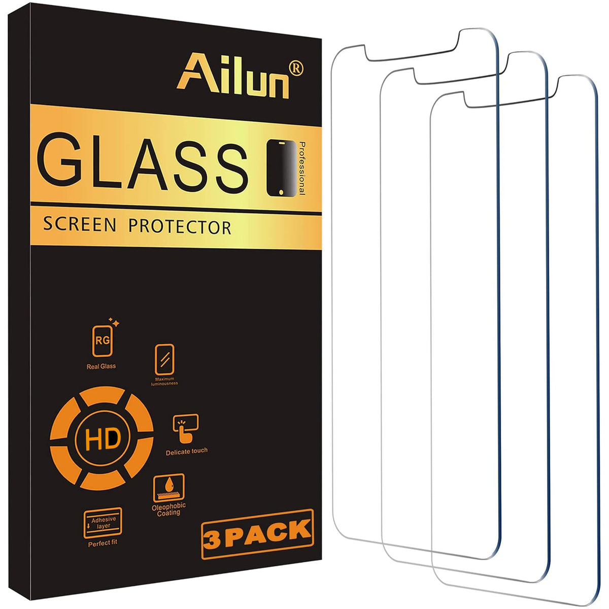 Ailun 3 Pack Screen Protector for iPhone 16 / iPhone 15 / iPhone 15 Pro Jansha Store