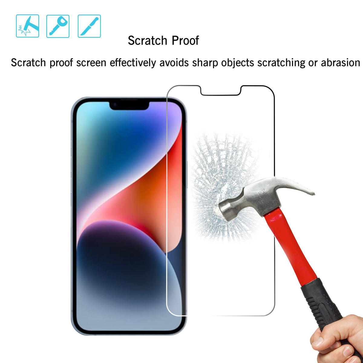 Ailun Screen Protector + Camera Lens Protector for iPhone 16 Pro, 3+3 Pack Jansha Store