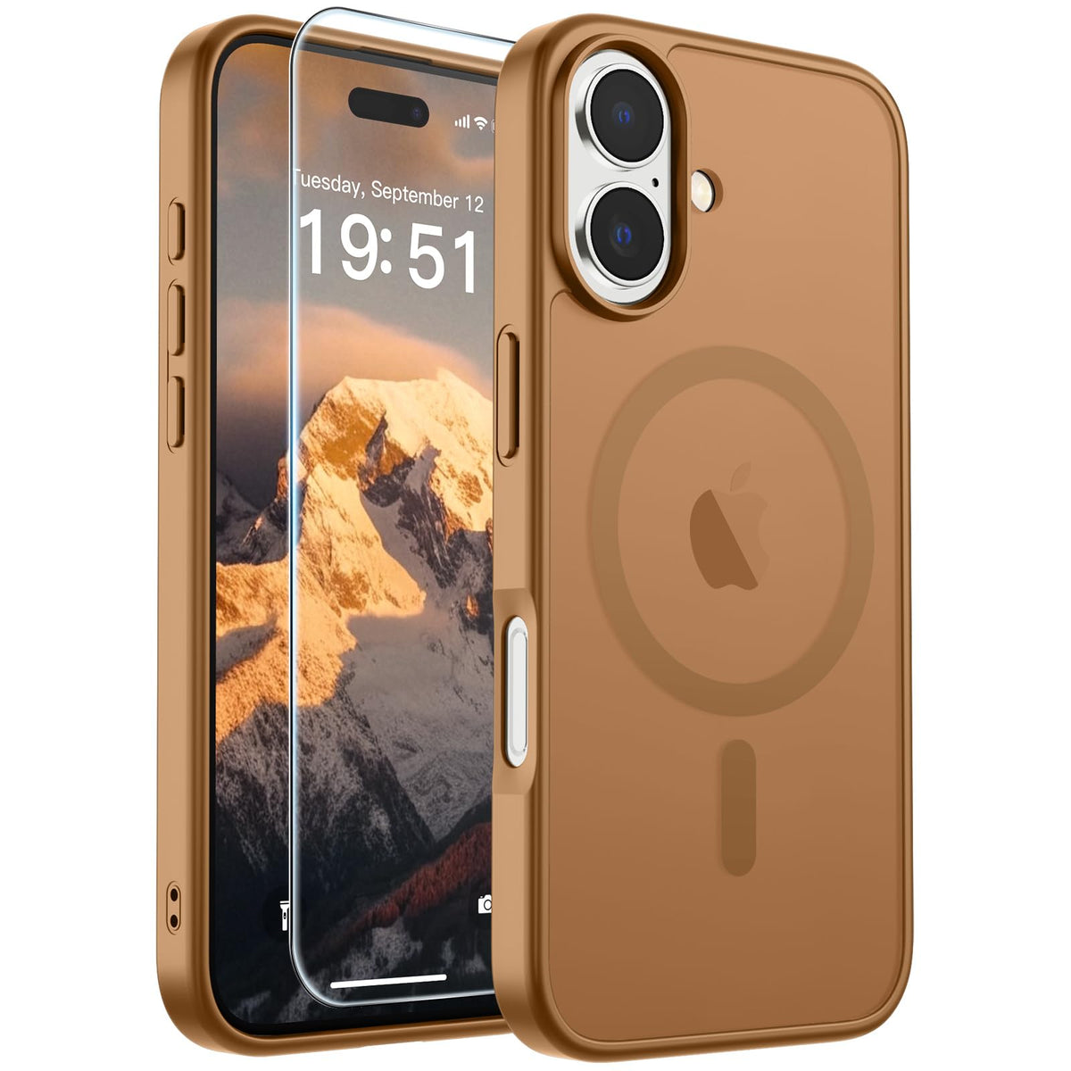 SUPFINE Magnetic for iPhone 12 Mini Case/iPhone 13 Mini Case Black Jansha Store