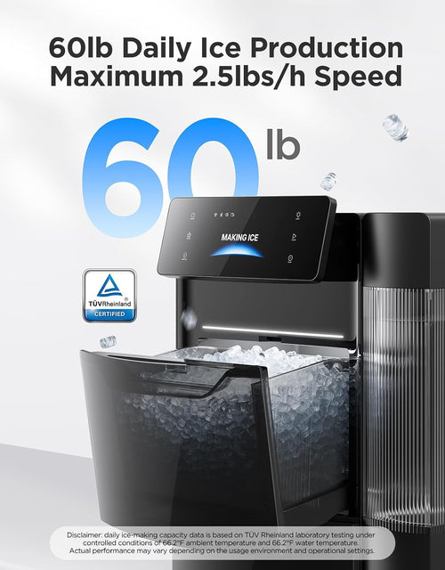 GoveeLife Smart Nugget Ice Maker Pro, 60lbs Daily, 6-Minute Ice, 40dB Jansha Store