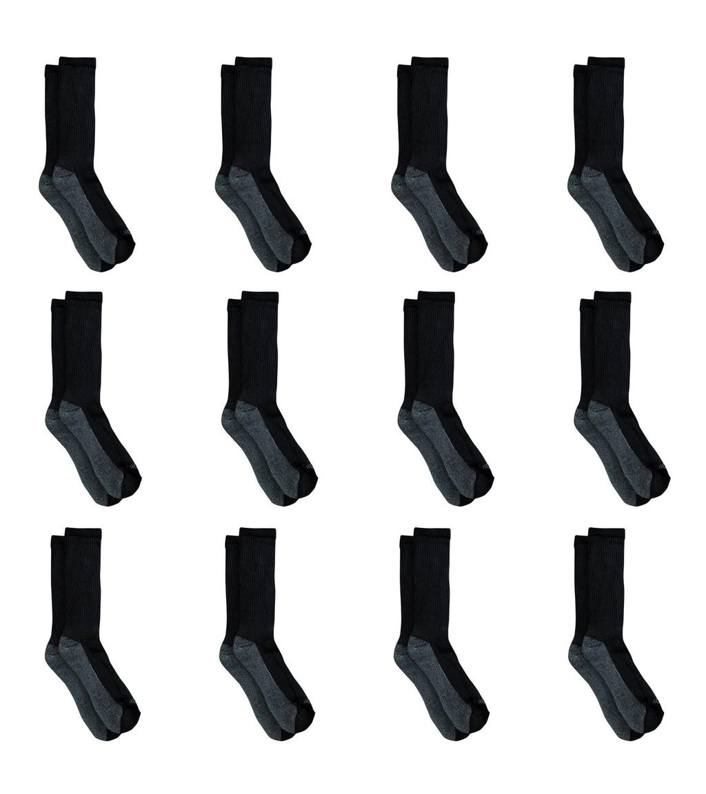 Dickies Men's Dri-tech Original Moisture Control Crew Socks, Available in M-xxl (6, 12, 18 Pairs) Jansha Store