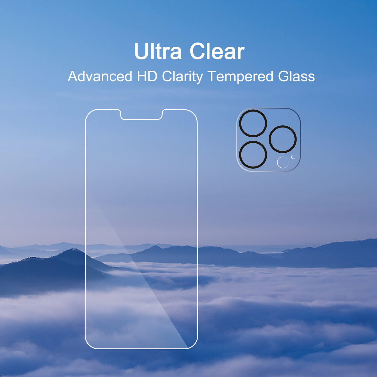 Ailun Screen Protector + Camera Lens Protector for iPhone 16 Pro, 3+3 Pack Jansha Store
